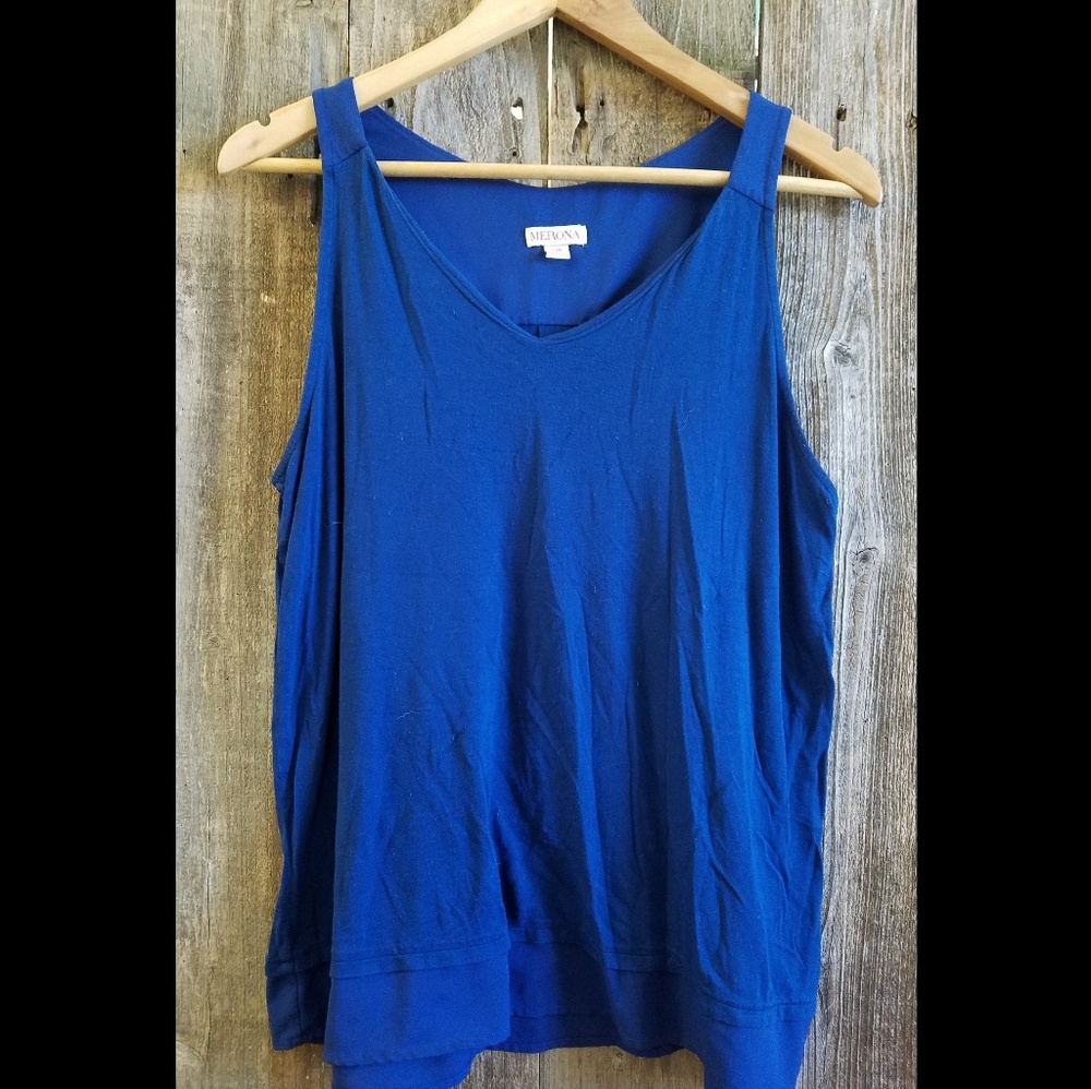 Blue Merona Large Tank